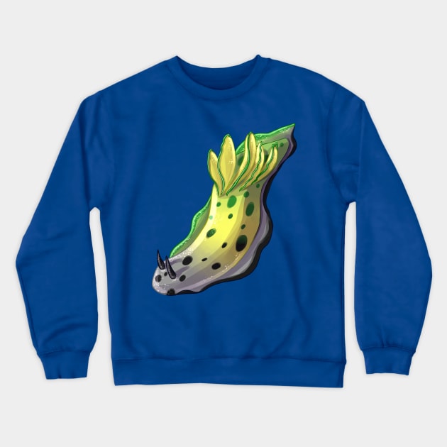 Aromantic Nudibranch Crewneck Sweatshirt by candychameleon